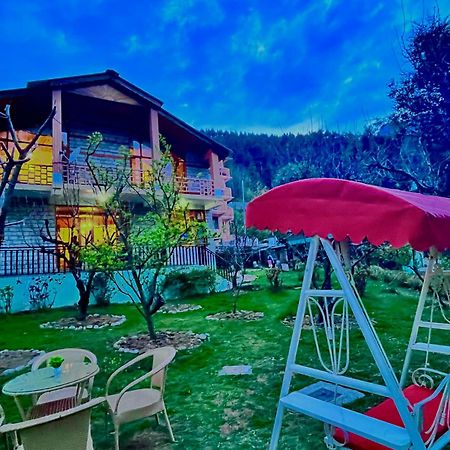 The Manu Emerald # Farmhouse # Top Selling Cottage In Manali # Peaceful Heritage Cozy Stay # Lawn With Bonfire # Most Awarded Exterior foto