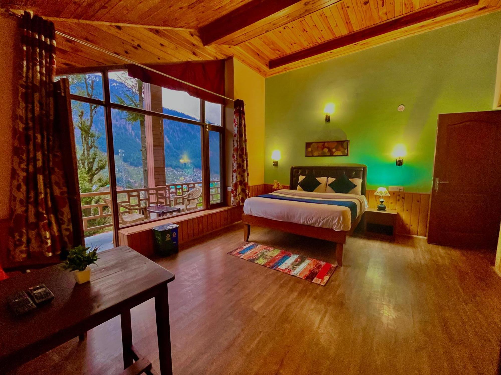 The Manu Emerald # Farmhouse # Top Selling Cottage In Manali # Peaceful Heritage Cozy Stay # Lawn With Bonfire # Most Awarded Exterior foto
